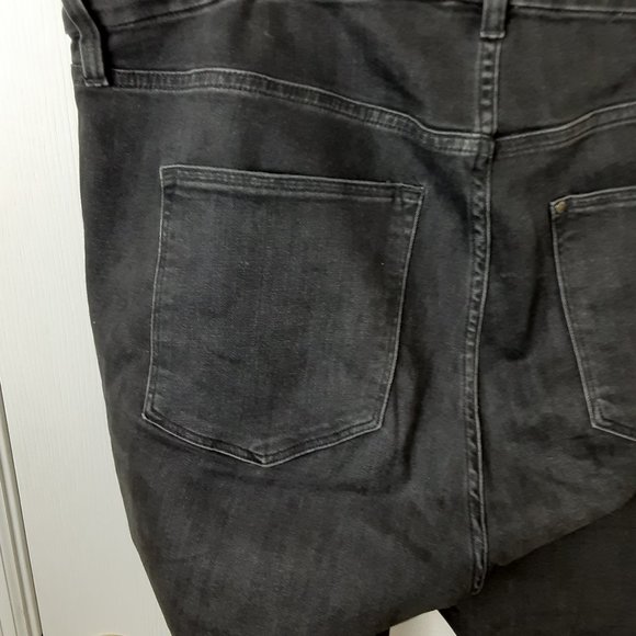 H&M Destroyed Black Jeans &Denim Size 36 - Picture 7 of 9